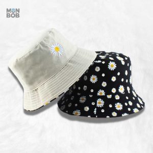 Bob Marguerite au design floral, parfait pour l'été