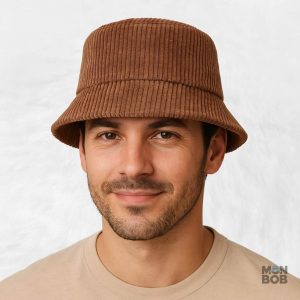 Accessoire mode : bob marron en velours pour toutes saisons