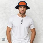 Chapeau bob orange pour une touche moderne et tendance