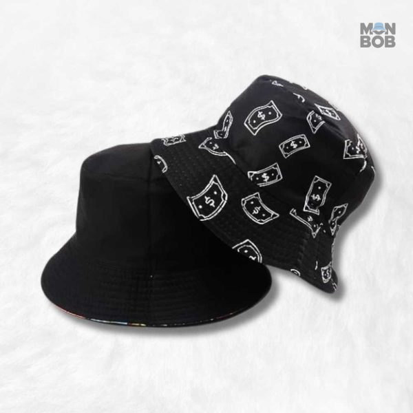 Bob réversible Money ! pour un style original et tendance.