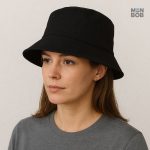 Chapeau bob femme en noir, style décontracté et élégant