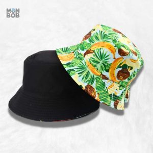 Bob réversible Palmier, accessoire tendance et stylé.