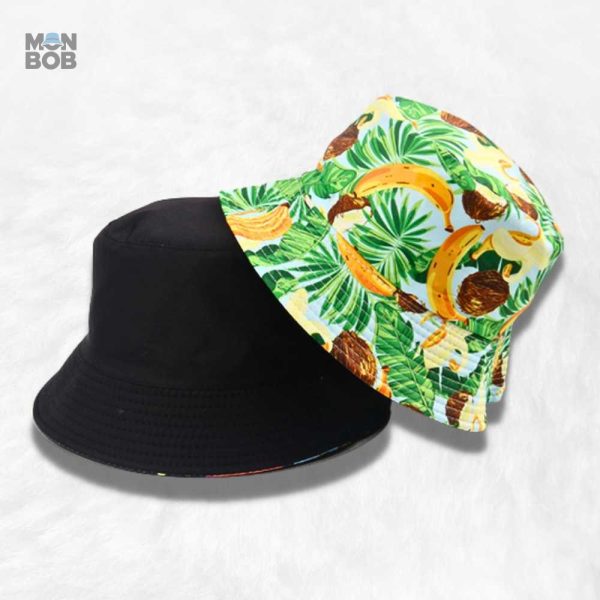 Bob réversible Palmier, accessoire tendance et stylé.