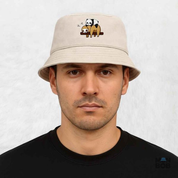 Bob en imprimé panda, idéal pour un style décontracté au festival