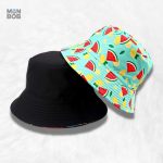 Bob réversible Pastèque, accessoire tendance et coloré