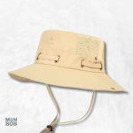 Bob homme beige pour randonnée en ficelle