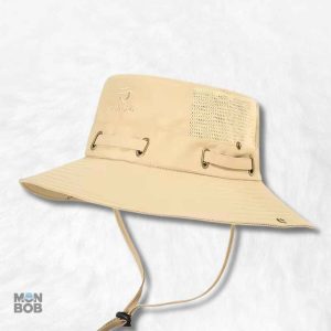 Bob homme beige pour randonnée en ficelle