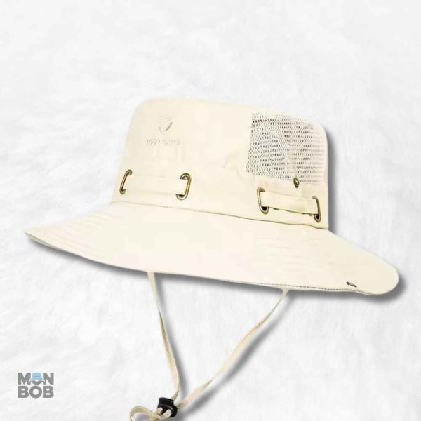 Bob randonnée homme ficelle crème, accessoire d'extérieur essentiel