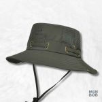 Bob randonnée homme ficelle vert, accessoire idéal pour l'été
