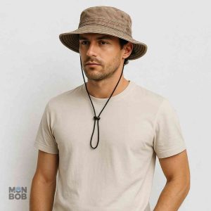 Chapeau homme marron idéal pour les activités de plein air