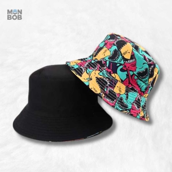 Bob Réversible Requin pour un look original et ludique