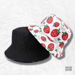 Bob réversible fraise, accessoire tendance pour l'été