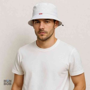 Chapeau blanc ajustable idéal pour les coureurs