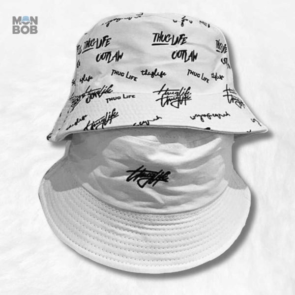 Bob réversible avec motifs skate, idéal pour l'été