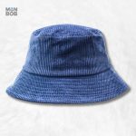 Chapeau bob en velours côtelé classique