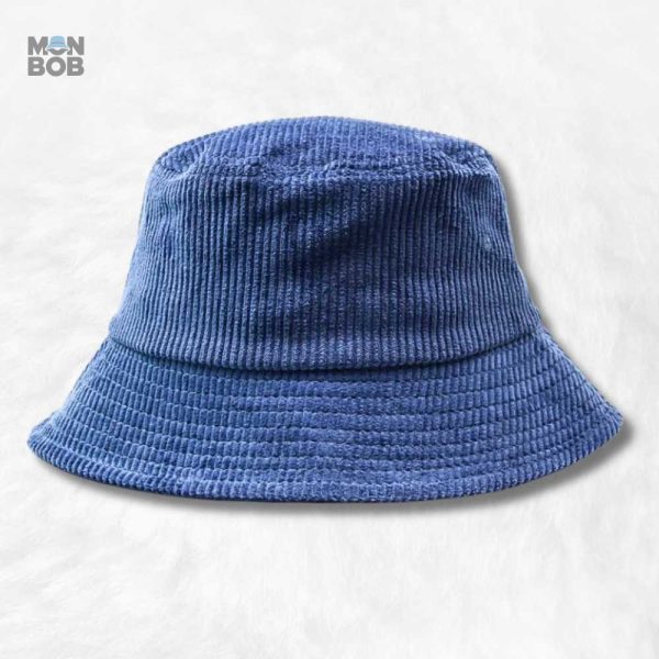 Chapeau bob en velours côtelé classique