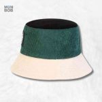 Chapeau bob en velours côtelé, couleur beige tendance