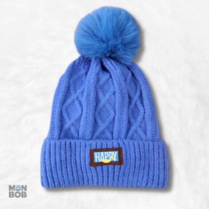Bonnet bleu pour femme élégant et confortable