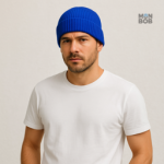Accessoire homme : bonnet bleu marine, confort et chaleur