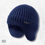 Bonnet bleu cache oreilles pour un confort optimal