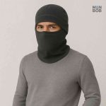 Cagoule grise, accessoire de mode pratique et tendance