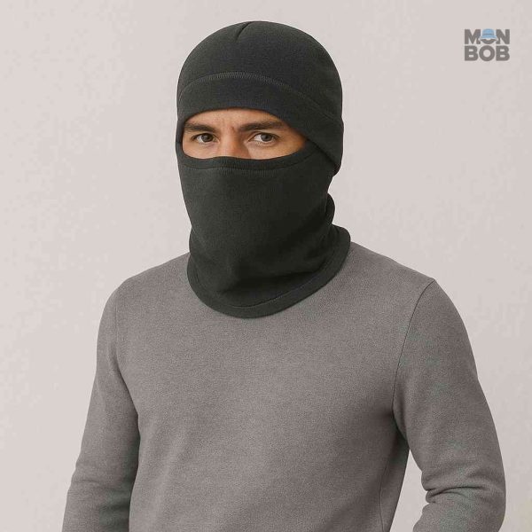 Cagoule grise, accessoire de mode pratique et tendance