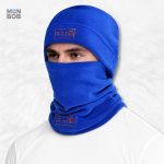 Cagoule polaire bleue, protection contre le froid et le vent