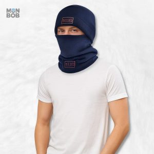 Cagoule en polaire bleu marine, idéale pour les activités extérieures