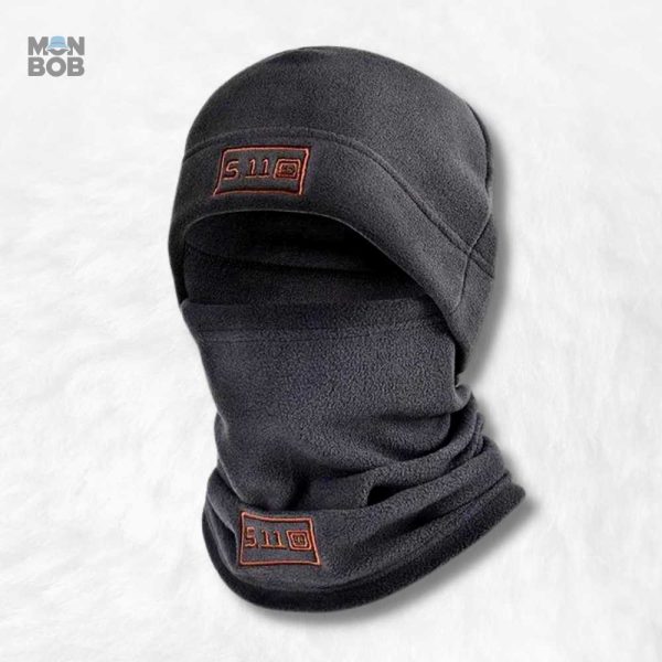Bonnet Cagoule Polaire Grise, accessoire chaud et confortable