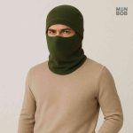 Cagoule verte, accessoire tendance pour l'hiver