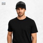 Casquette d'hiver noire, parfaite pour les jours froids