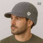 Casquette en polaire grise, parfaite pour les journées froides