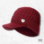 Bonnet rouge doublé polaire pour un confort optimal