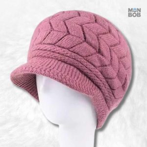 Bonnet casquette femme mauve tendance et stylé