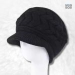 Bonnet casquette femme noir élégant et tendance