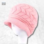 Bonnet casquette femme rose élégant et trendy