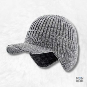 Bonnet casquette gris pour un look décontracté et stylé