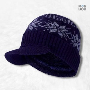 Bonnet Casquette Hiver Bleu
