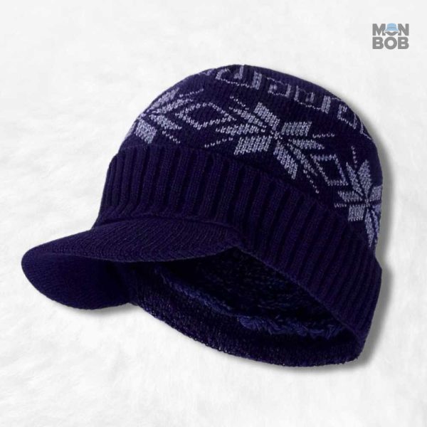 Bonnet Casquette Hiver Bleu
