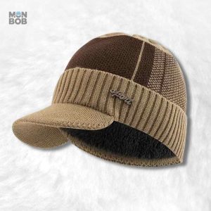 Bonnet casquette homme kaki, style décontracté et moderne