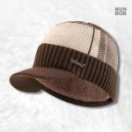 Bonnet casquette homme marron élégant et stylé pour toutes les saisons