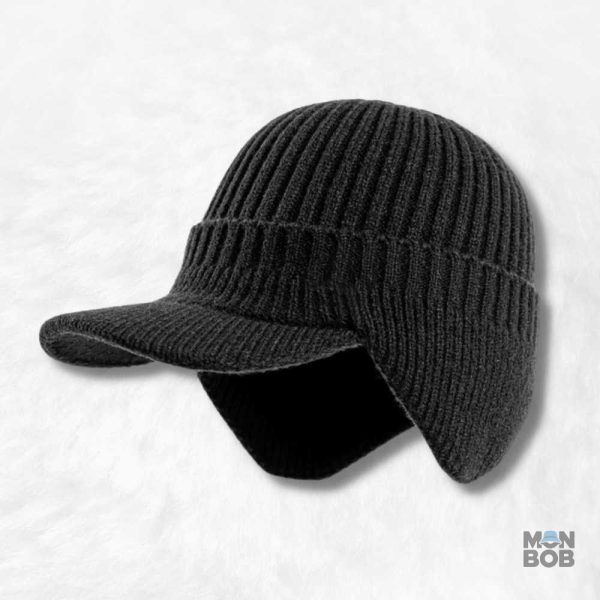 Bonnet casquette noir élégant pour un style décontracté
