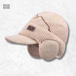 Bonnet Casquette Skullies Beige – Accessoire tendance et stylé