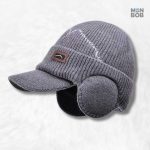 Bonnet Casquette Skullies Gris pour femme