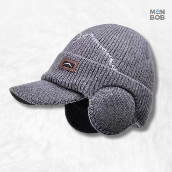 Bonnet Casquette Skullies Gris pour femme