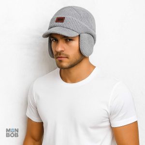 Casquette gris clair Skullies, accessoire tendance et confortable