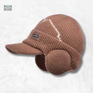 Bonnet casquette marron Skullies, style décontracté