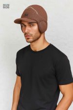 Casquette marron Skullies, accessoire tendance pour l'hiver