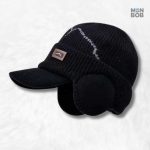 Bonnet casquette noir Skullies pour un style décontracté