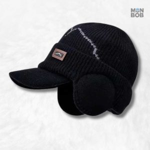 Bonnet casquette noir Skullies pour un style décontracté